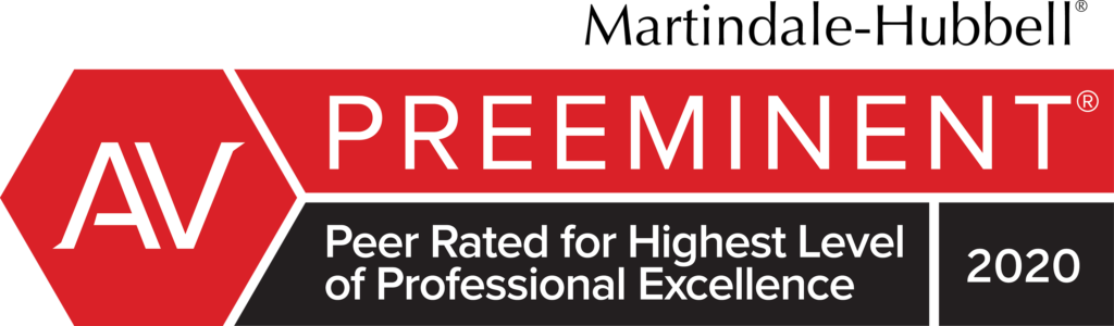 AV Preeminent rating 2020